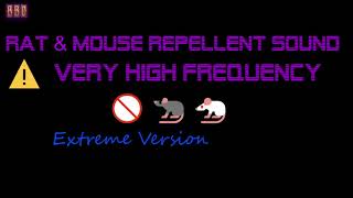 ⚠️Extreme Version 🚫🐀🐁 Rat amp Mouse Repellent Sound Very High Frequency 9 Hour [upl. by Nert]