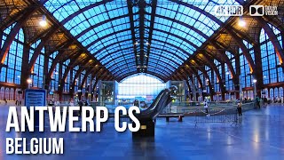 Antwerp Central Railway Station  🇧🇪 Belgium 4K HDR Walking Tour [upl. by Lagas]