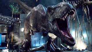 TRex vs Indominus Rex  Final Battle Scene  Jurassic World 2015 Movie Clip HD [upl. by Nitsur]