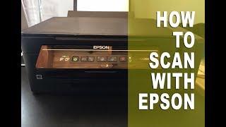 Epson Printers  How To Scan [upl. by Llenahs]