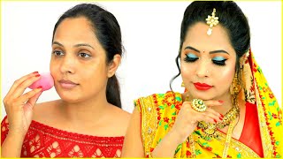 Dulhan Style Indian Makeup  Step By Step Tutorial For Beginners  ShrutiArjunAnand [upl. by Aneehta]