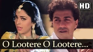 O Lootere O Lootere  Lootere Song  Sunny Deol  Juhi Chawla  Lata Mangeshkar  Manhar Udas [upl. by Eyk]