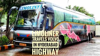 LIMOLINER VOLVO B9R ❤️🛣️Overtaking TSRTC Bus amp KSRTC AIRAVAT CLUB CLASS ❤️ [upl. by Verda]