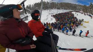 Insane ski lift line at Vail [upl. by Matias531]