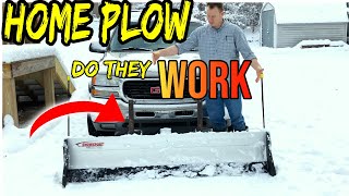 SNOWSPORT HD Plow Review BEST WINTER INVESTMENT [upl. by Refotsirk]