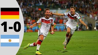 Germany vs Argentina 10  Extended Highlights  2014 WC Final [upl. by Noma590]