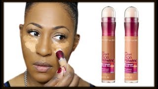 Maybelline Age Rewind Concealer Wear Test quotNew Shadesquot Tips amp Tricks [upl. by Ramilahs783]