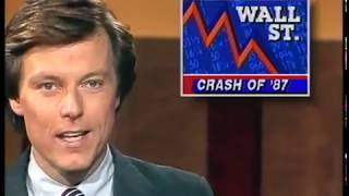 The 1987 stock market crash Original news report [upl. by Ordnajela]