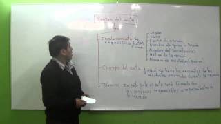 Que es el Acta Partes del Acta y Modelos de Acta Clase08  Cuarto Grado [upl. by Kristof]