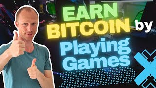 4 REAL Ways to Earn Bitcoin by Playing Games Free amp Legit [upl. by Abernathy735]