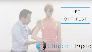 Lift Off Test Gerbers Test  Clinical Physio [upl. by Read675]