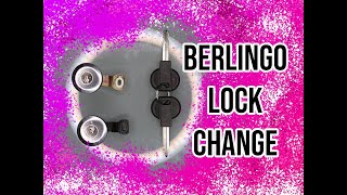 BerlingoPartner Front Door Lock Replacement [upl. by Lutim]