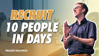 Network Marketing Recruiting – How To Recruit 10 People In 10 Days [upl. by Habas]