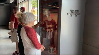 Brandon Burlsworths Locker On Permanent Display  Mothers First Viewing [upl. by Kaufmann341]