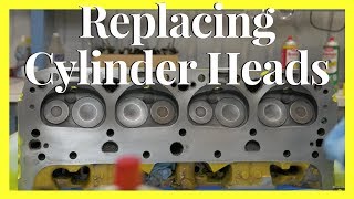 How To Install Heads On A Chevy  Rebuilding A Cylinder Head [upl. by Gaskin]