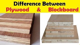 Difference between Plywood and Blockboard [upl. by Tatianna]