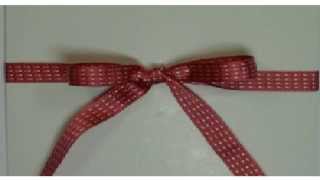 How to tie a bow and knot [upl. by Zeta]