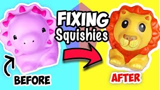 Squishy Makeover Fixing BASIC Squishies [upl. by Goodson781]