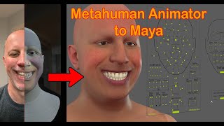 Metahuman Animator to Maya [upl. by Asim8]