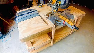 DIY Workbench With a SECRET [upl. by Eserrehs423]