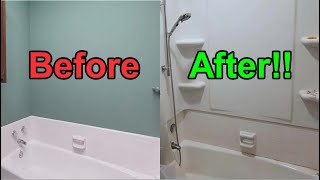 How to convert a TUB to a SHOWER [upl. by Enelez]