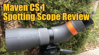 Maven CS1 Spotting Scope Review [upl. by Dnomad998]