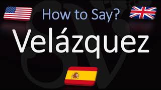 How to Pronounce Velázquez CORRECTLY Spanish amp English Pronunciation [upl. by Anires]