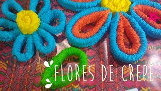 Tutorial Flores de Papel Crepé Corrugado [upl. by Mencher]