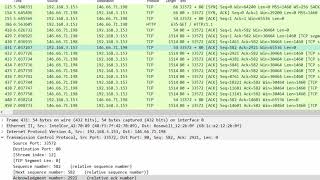 Observing a TCP conversation in Wireshark [upl. by Darryn]