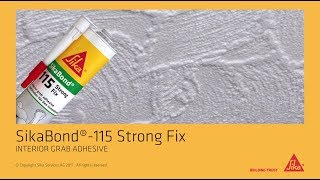 SikaBond®115 Strong Fix [upl. by Enellek]