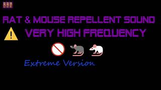 ⚠️Extreme Version 🚫🐀🐁 Rat amp Mouse Repellent Sound Very High Frequency 3 Hour [upl. by Sofko955]