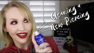 How to Clean a New Piercing [upl. by Melita22]