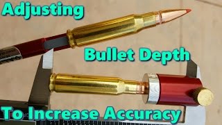 Using the Hornady Comparator and OAL gauge to adjust bullet depth [upl. by Abbi42]