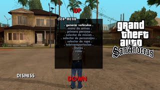 Como Poner Trucos en GTA San Andreas Para Android 2020  Menú Cleo v20 GTA San Andreas Para Android [upl. by Wynn]