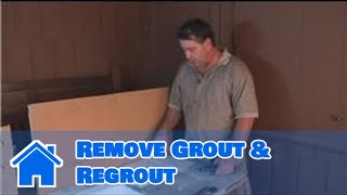 Grouting Help  How to Remove Grout amp Regrout [upl. by Verne201]