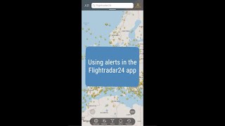 Tutorial Creating a custom alert on the Flightradar24 mobile app [upl. by Alford]