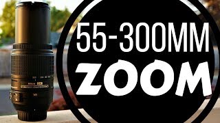 AFS DX NIKKOR 55300mm f4556G ED VR Lens Review  Nikon D7500  Zoom Lens  Hands On Overview [upl. by Acinna]