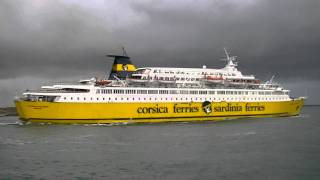 Ferries at the Port of Bastia Corsica [upl. by Missi850]