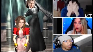 Streamers Reacting to Aeriths Death  Final Fantasy VII [upl. by Htyderem891]