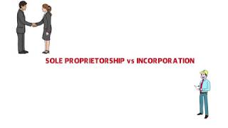 Sole Proprietorship vs Incorporation [upl. by Elrahc]