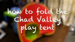 How to fold Chad Valley Argos Pop Up Tent [upl. by Halladba]