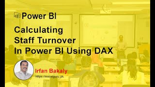 Calculating Staff Turnover In Power BI Using DAX [upl. by Stortz127]