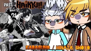 past haikyuu react to karasuno  hinata shoyo  READ DESC  gcrv [upl. by Wendelin]