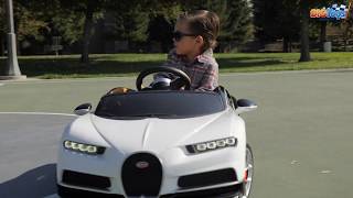 Big Toys Direct 12V Bugatti Chiron Ride On Car [upl. by Kaliope]