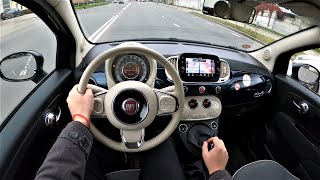 Fiat 500C Cabrio  POV Test Drive Fiat GoPRO driving [upl. by Ursulina]