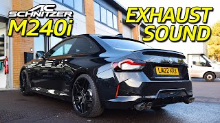 New BMW M240i G42 Exhaust Sound  AC Schnitzer [upl. by Dorehs]