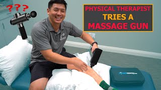 Do Massage Guns Really Help  Physical Therapist Reviews Achedaway Massage Gun [upl. by Moina659]