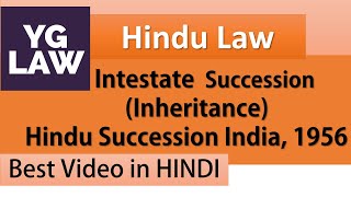 Rules of Inheritance  Intestate Succession  Hindu Law [upl. by Elsie275]