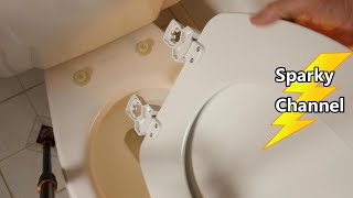 Bemis Easy Clean and Change Toilet Seat Installation [upl. by Gwendolin500]