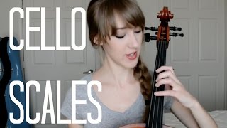 C G and D Major Scales On the Cello  How To Music  Sarah Joy [upl. by Dohsar332]